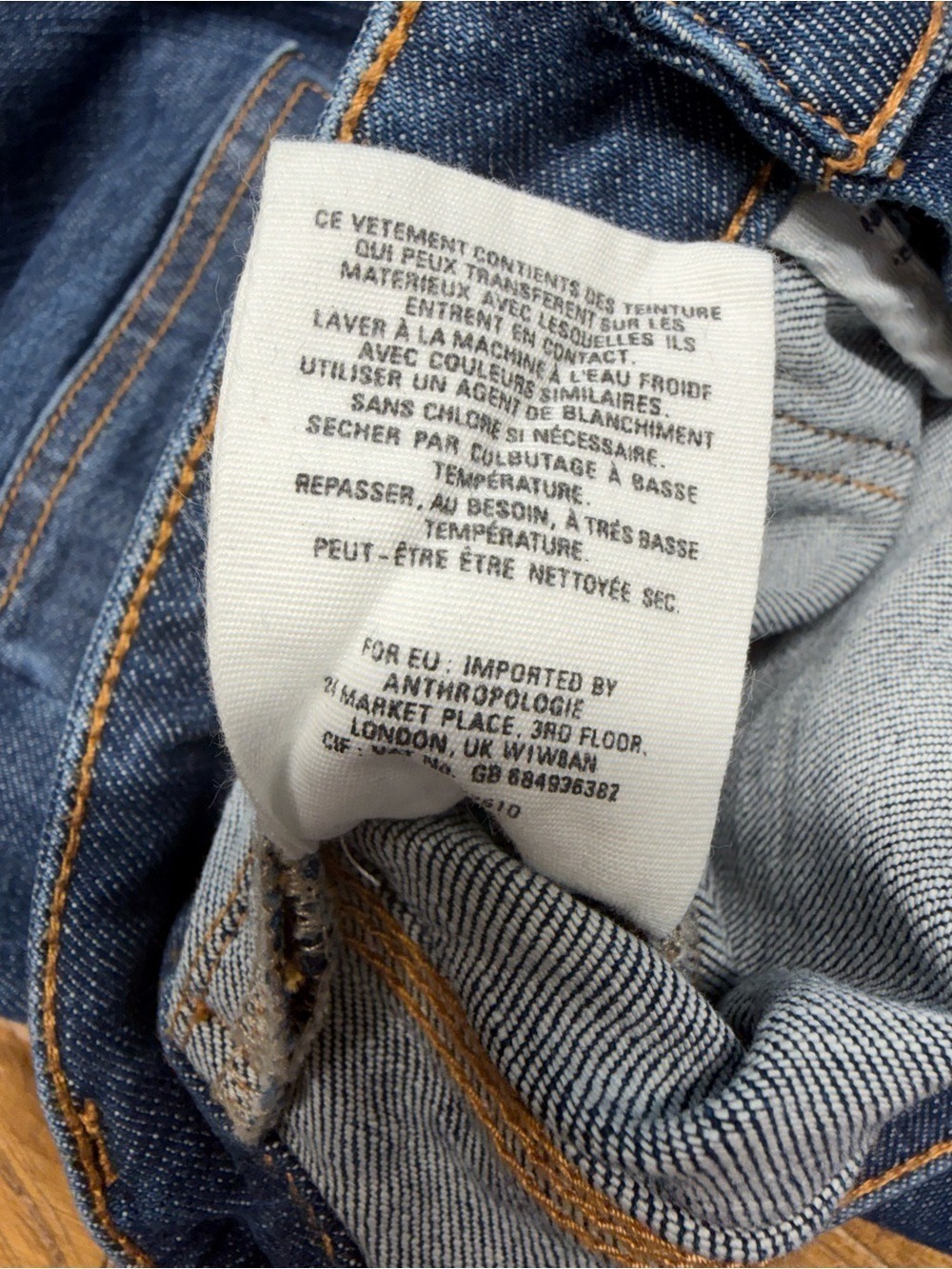 Pilcro Anthropologie Utility Patch Pocket‎ High Waist Bootcut Jeans 27 - Picture 11 of 15